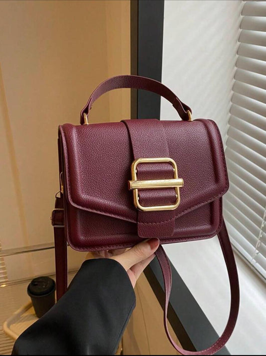Mini Sac à Main Chic Bordeaux